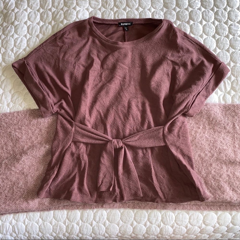 Express tie front top (M)